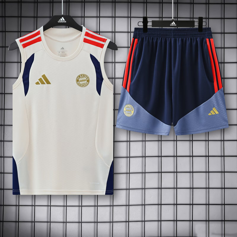 Kit Entrenamiento Bayern Munich Sin Mangas Crema 26-27