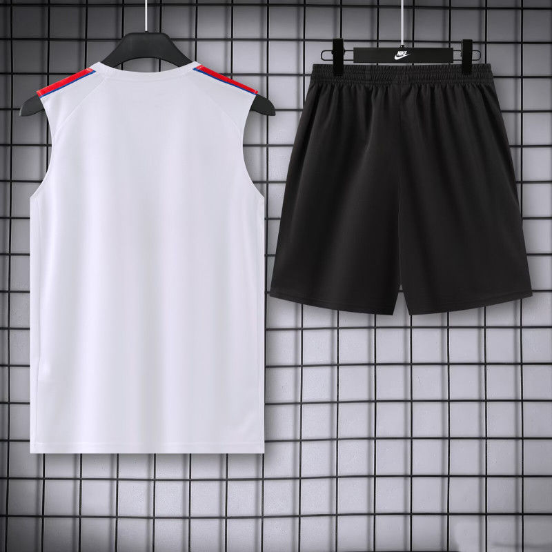 Kit Entrenamiento PSG Sin Mangas Blanco 26-27