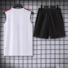 Kit Entrenamiento PSG Sin Mangas Blanco 26-27
