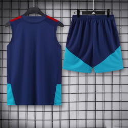 Kit Entrenamiento España Sin Mangas Azul Oscuro 2026 2 Estrellas