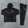 PSG Chandal Cortavientos Negro Rojo 26-27