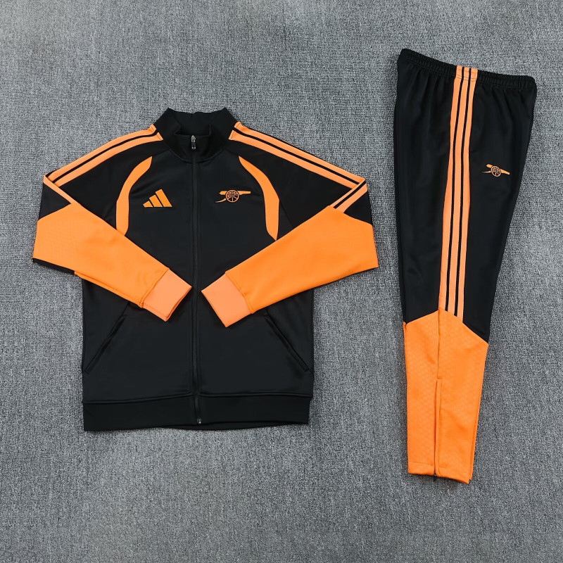 Arsenal Chandal Negro Naranja 26-27