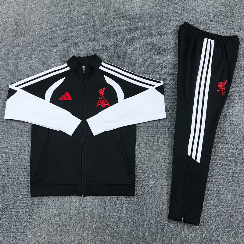 Liverpool Chandal Negro Blanco 26-27