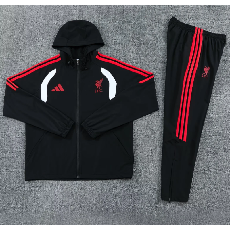 Liverpool Chandal Cortavientos Negro 26-27