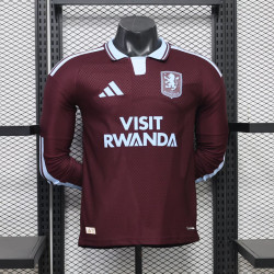 Aston Villa Player Version Manga Larga Local 26-27