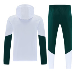 RM Chandal Cortavientos Capucha Blanco Rosa 26-27
