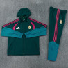 RM Chandal Cortavientos Capucha Verde Rosa 26-27