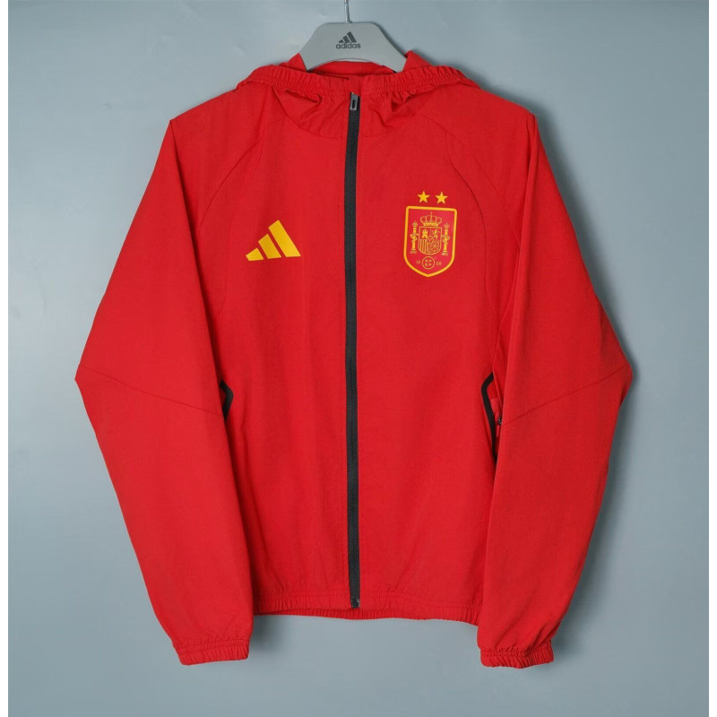 España Cortavientos Rojo 2026 2 Estrellas