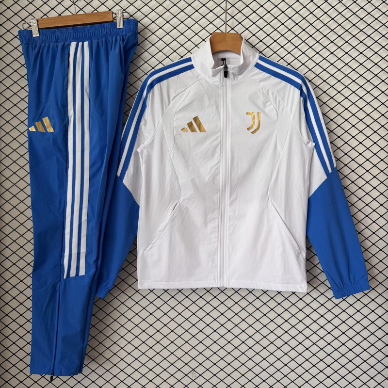 Juventus Chandal Cortavientos Blanco Azul 26-27