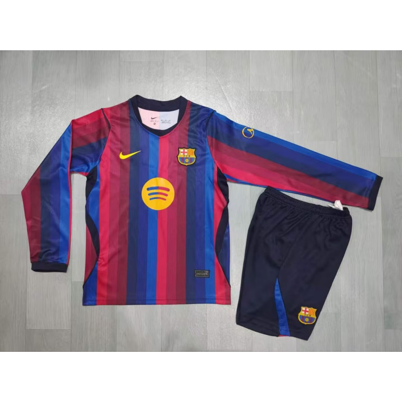 Barcelona KIT NIÑO Manga Larga Local 26-27