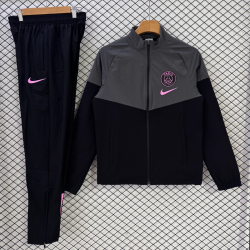 PSG Chandal Cortavientos Negro Rosa 26-27