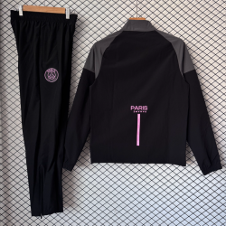 PSG Chandal Cortavientos Negro Rosa 26-27