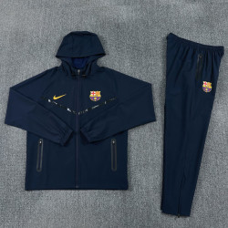 Barcelona Chandal Cortavientos Azul Oscuro 26-27