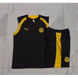Kit Entrenamiento Borussia Dortmund Sin Mangas Negro 26-27