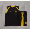 Kit Entrenamiento Borussia Dortmund Sin Mangas Negro 26-27