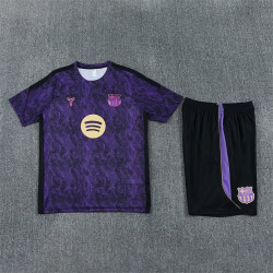 Kit Entrenamiento Barcelona Morado Negro 26-27