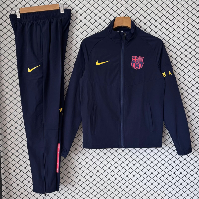 Barcelona Chandal Cortavientos Azul Rosa 26-27