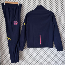 Barcelona Chandal Cortavientos Azul Rosa 26-27