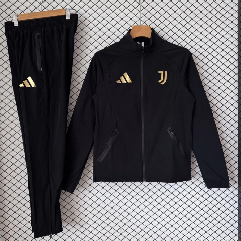 Juventus Chandal Cortavientos Negro 26-27