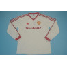 Manchester United Retro Manga Larga Visitante 86-88